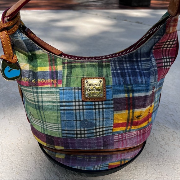 Dooney & Bourke Handbags - Dooney & Bourke plaid mini hobo bag